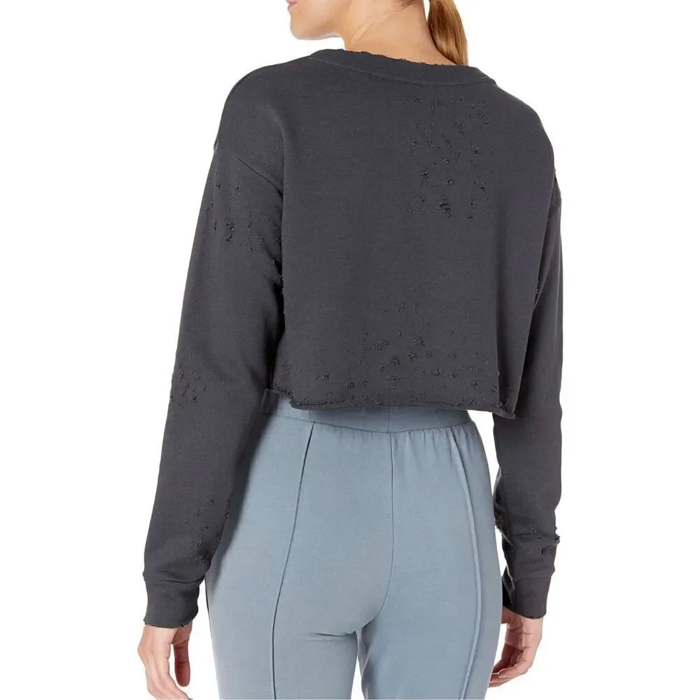 Alo Yoga womens Fierce Pullover Yoga sweatshirt size medium excellent condition